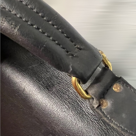 Coach Vintage Leather Essex Briefcase Messenger Bag Unisex - Picture 8 of 10